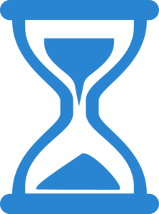 Hourglass cursor that displays for slow loading web pages.