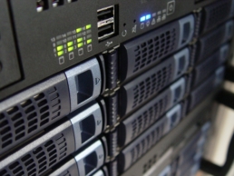 Image of SSD servers used by web hosting services such as 608 Media.
